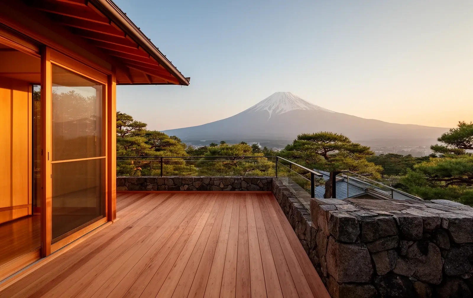 澤野邸 富士山を望む和モダンテラス